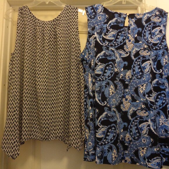 SUNNY WEATHER BUNDLE OF 2 BLOUSES X L LOT - Picture 9 of 10